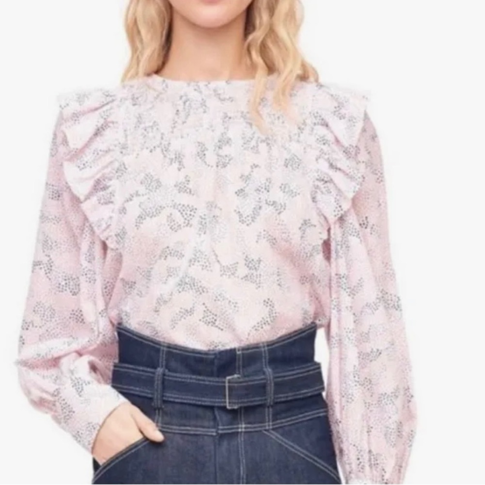 Rebecca Taylor, La Vie blouse, size L, 100% cotton, excellent condition